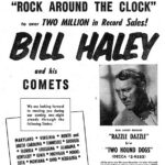 Anuncio del disco "Rock Around The Clock", de Bill Haley
