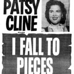Anuncio promocionando a la cantante de country Patsy Cline (I Fall To Pieces)