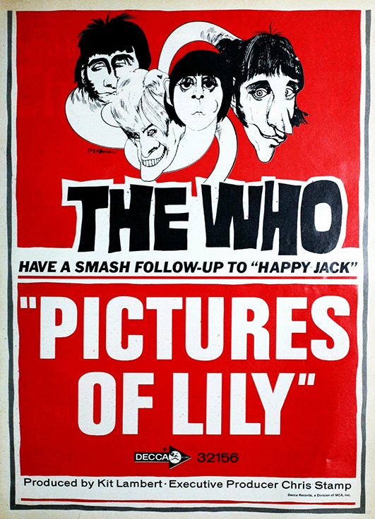 Anuncio del disco "Pictures Of Lily", de The Who