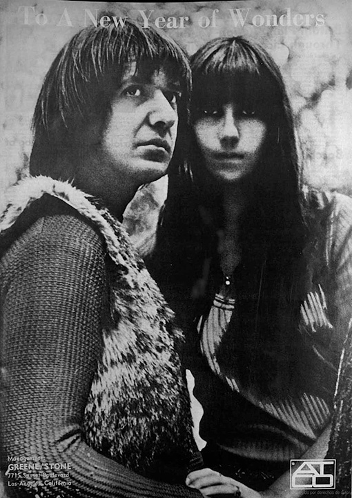 Anuncio "To A New Year Of Wonders", de Sonny & Cher
