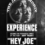 Anuncio del disco Hey Joe, de Jimi Hendrix